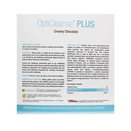 OptiCleanse Plus, XYM